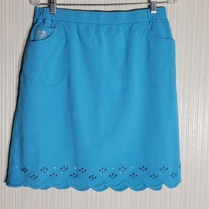 Dream Jeannes Women's Skort, Turquoise,  Sz M